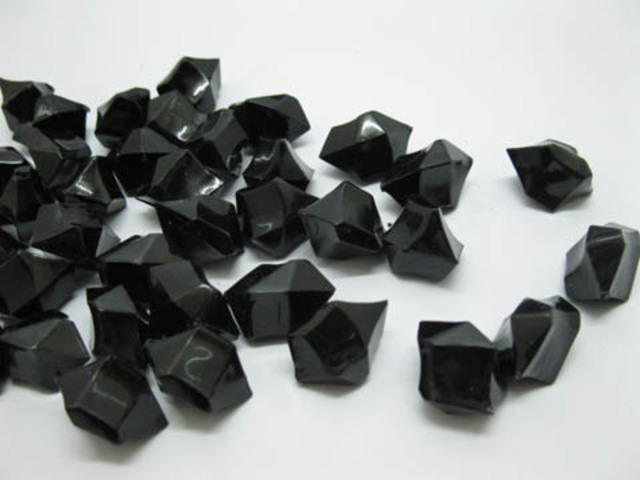 (image for) 200X Black Acrylic Ice Pieces Stones Wedding Party